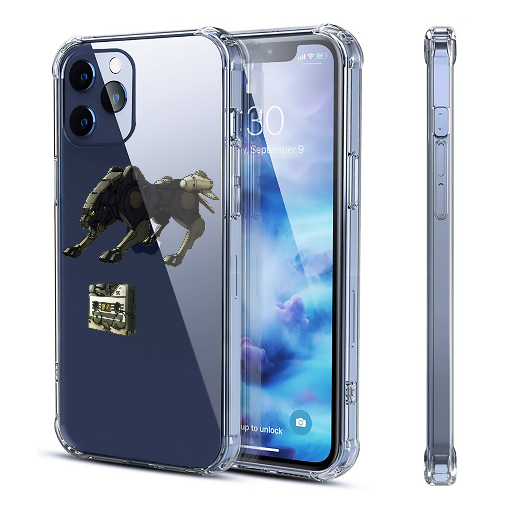 （画像用）  【iPhone 12シリーズ対応】透明スマホケース（クリアソフトケース）